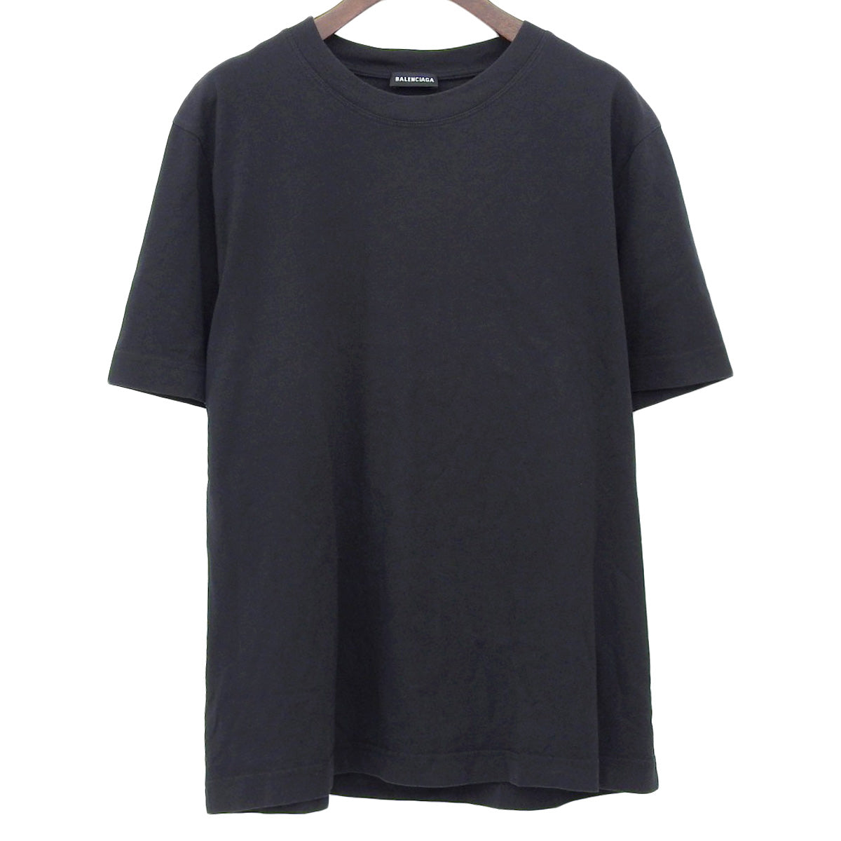 Balenciaga Cotton Back Logo T-Shirt Black