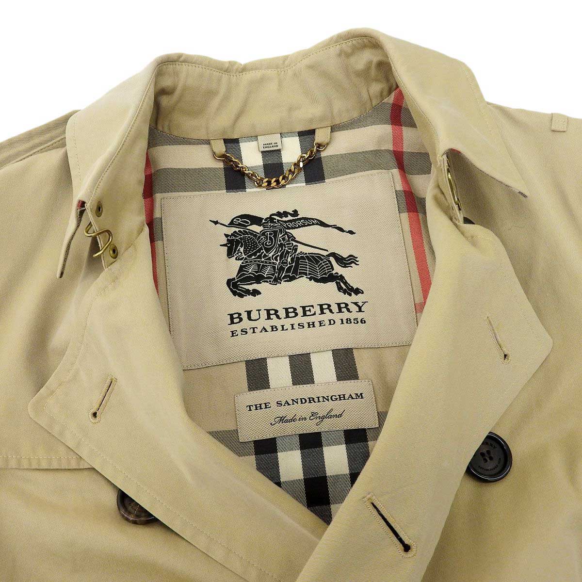 Burberry Sandringham Trench Coat Beige