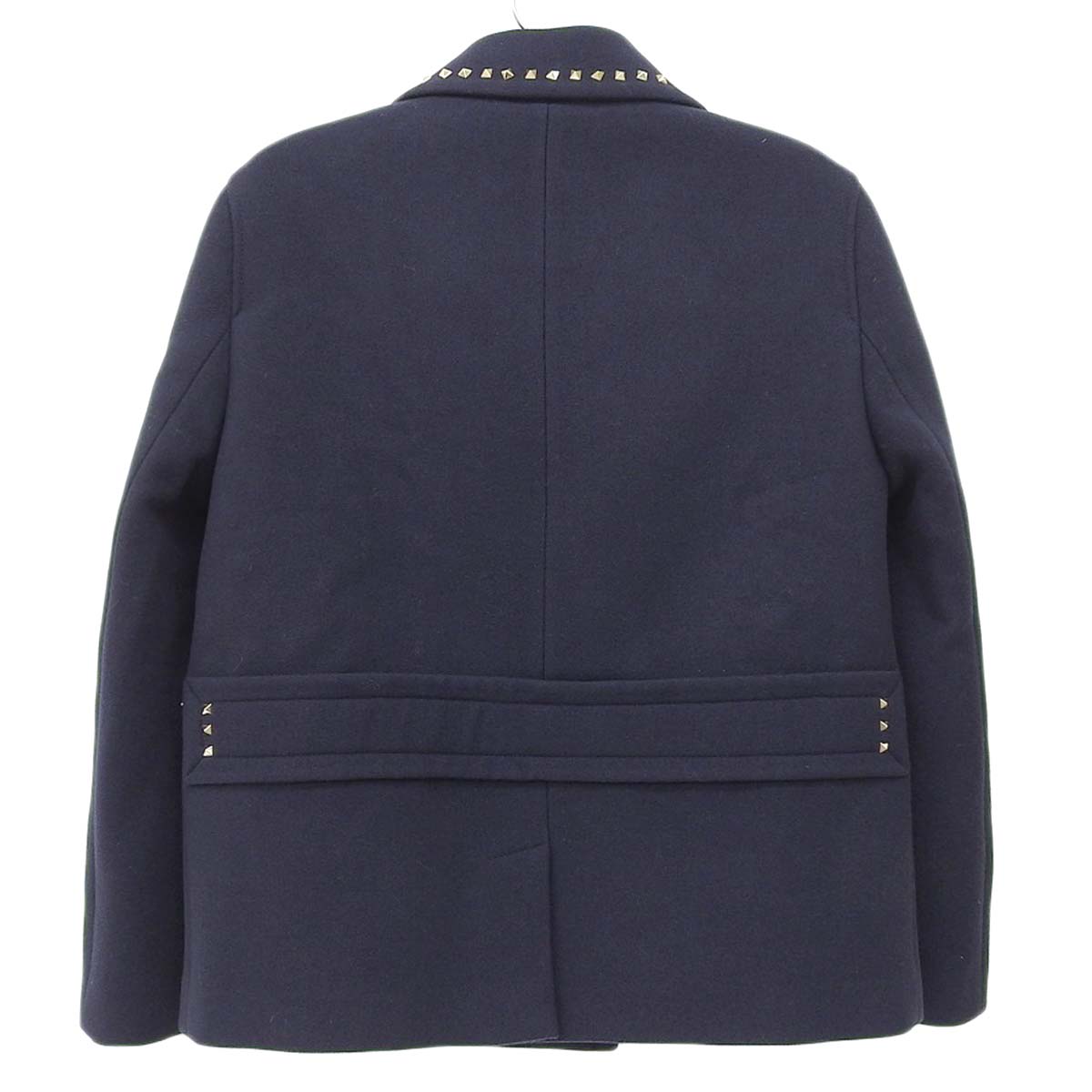 Valentino Wool Rockstud Peacoat LB3CJ0D02PR