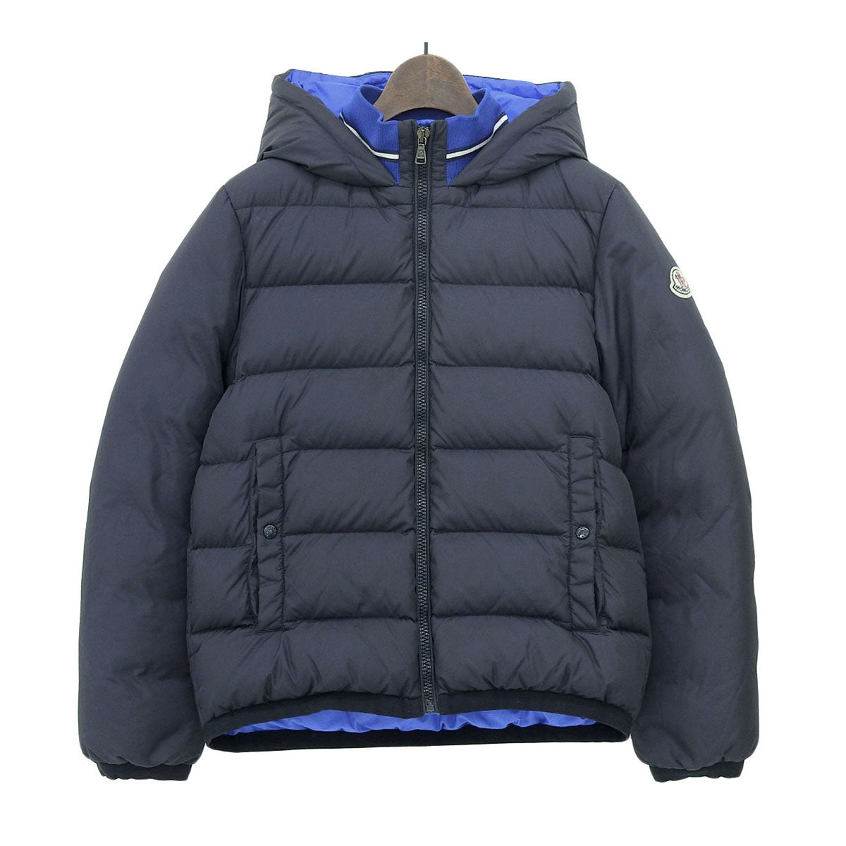 Moncler Kids Stefan Down Jacket Navy