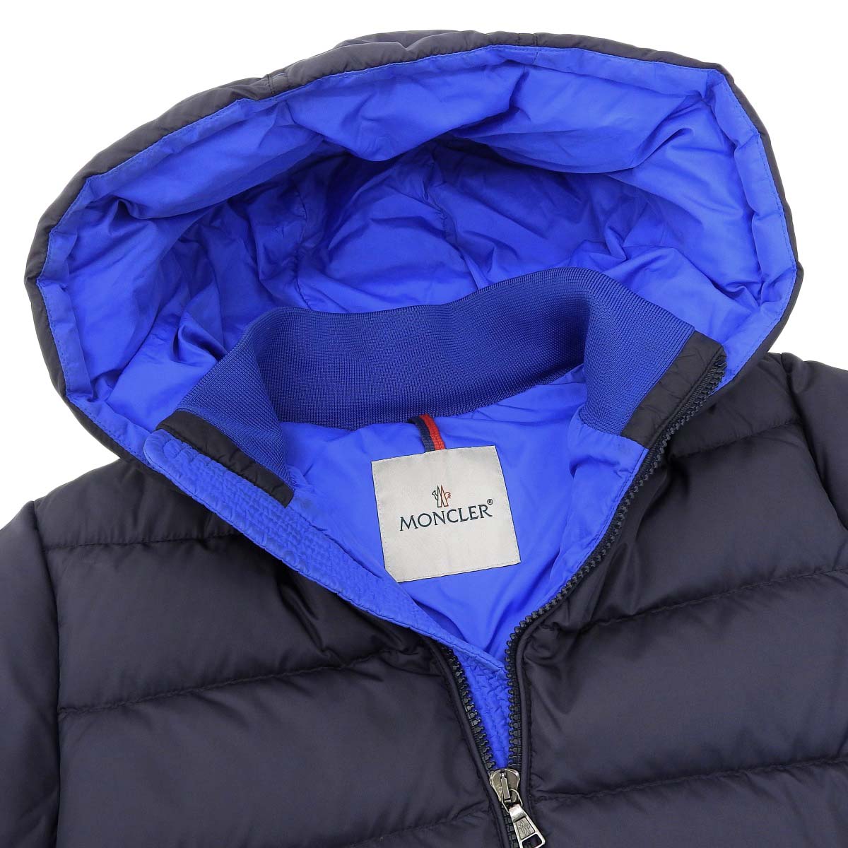 Moncler Kids Stefan Down Jacket Navy