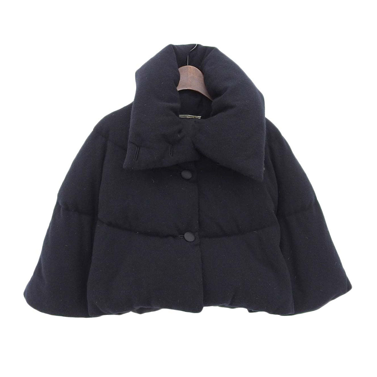 Valentino Wool Cashmere Down Jacket Black