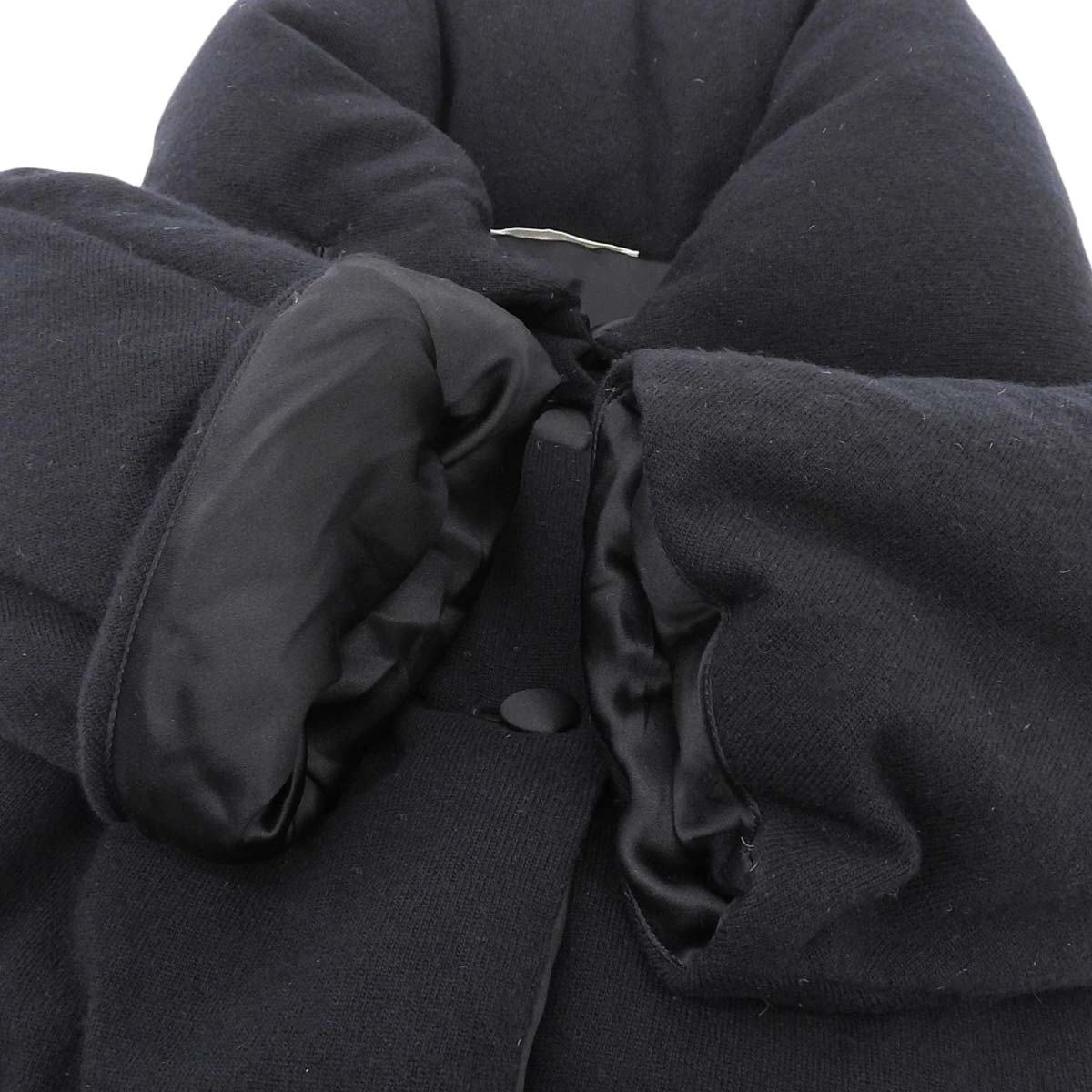 Valentino Wool Cashmere Down Jacket Black