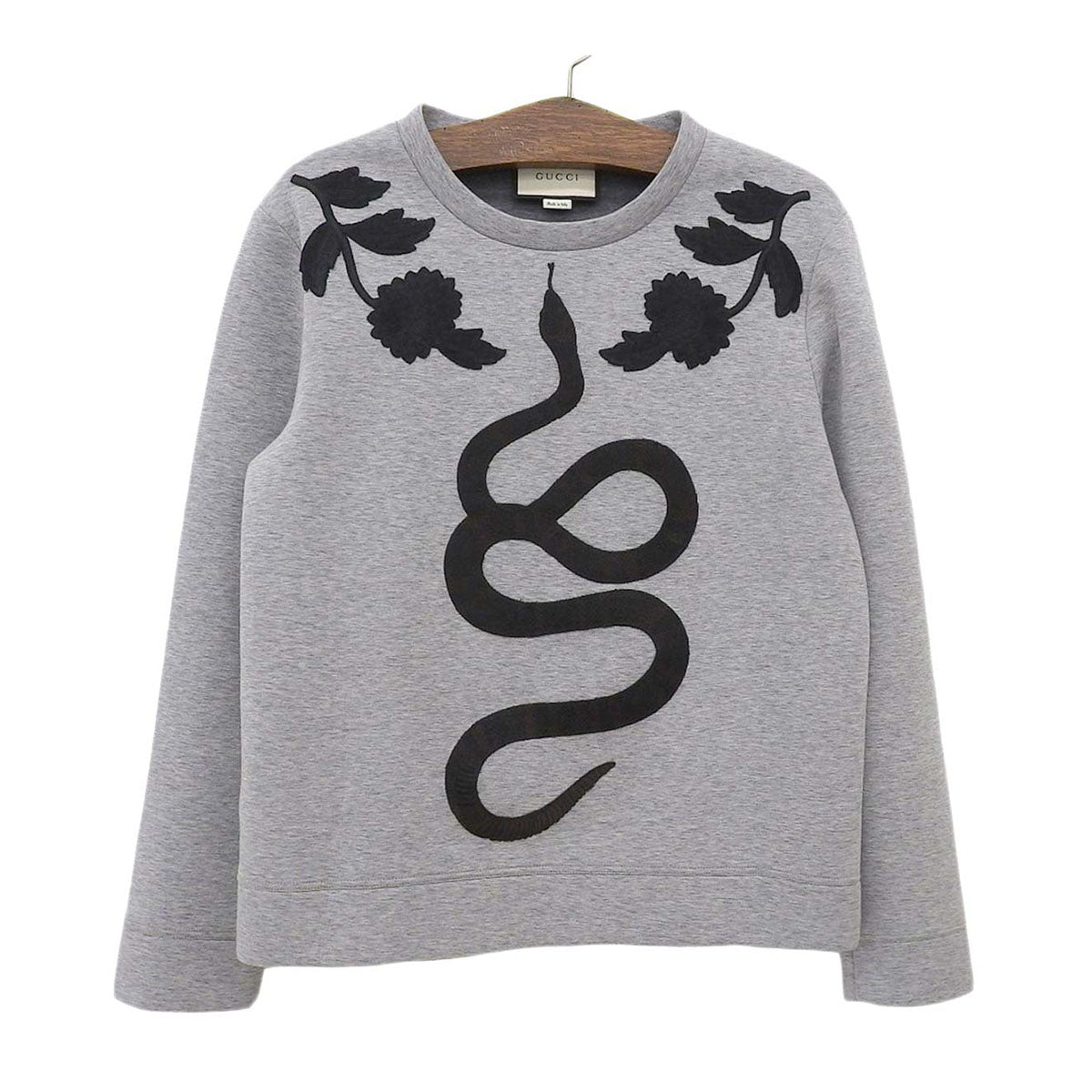 Gucci Snake Embroidery Trainer Sweatshirt