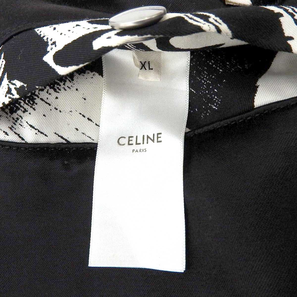 Celine Cotton Twill Bomber Jacket XL