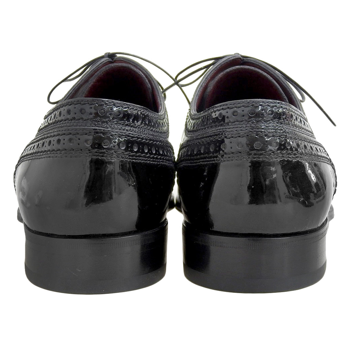 Louis Vuitton Patent Leather Lace-Up Dress Shoes