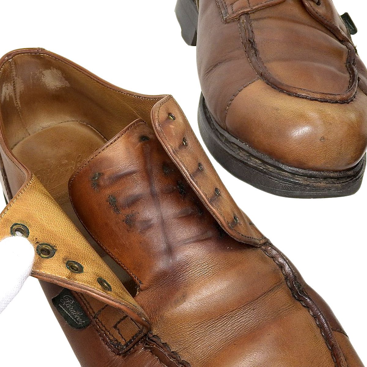 Paraboot Leather Dress Shoes Brown