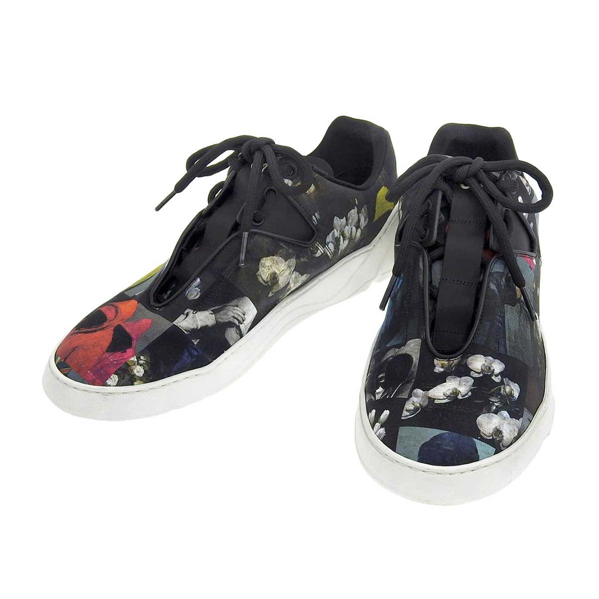 Dior Sneakers Black Multicolor Low-Cut