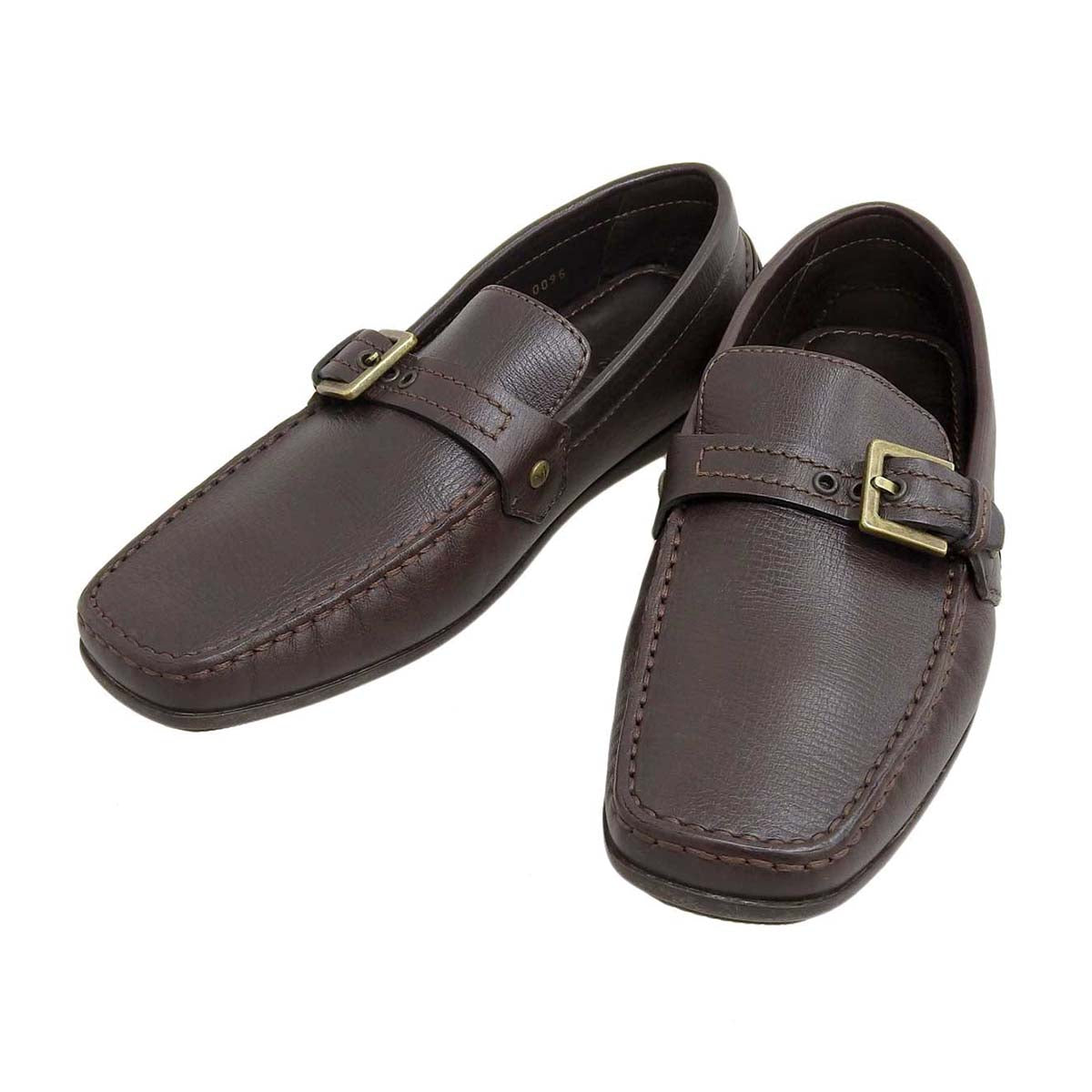 Louis Vuitton Leather Loafers Brown