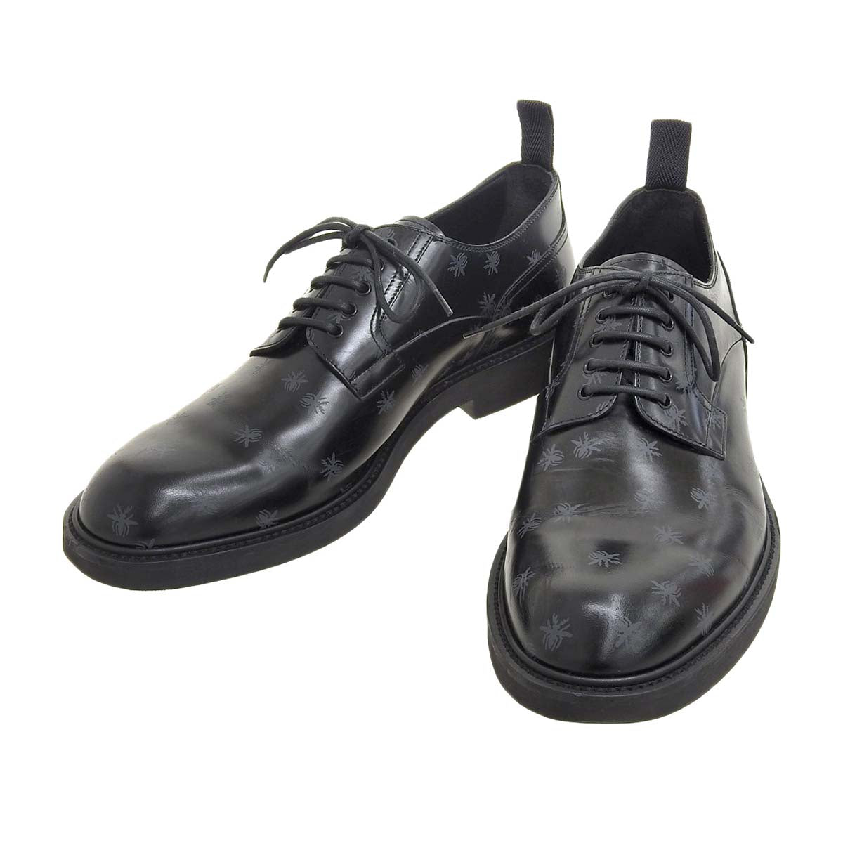 Dior Black Leather Lace-Up Dress Shoes