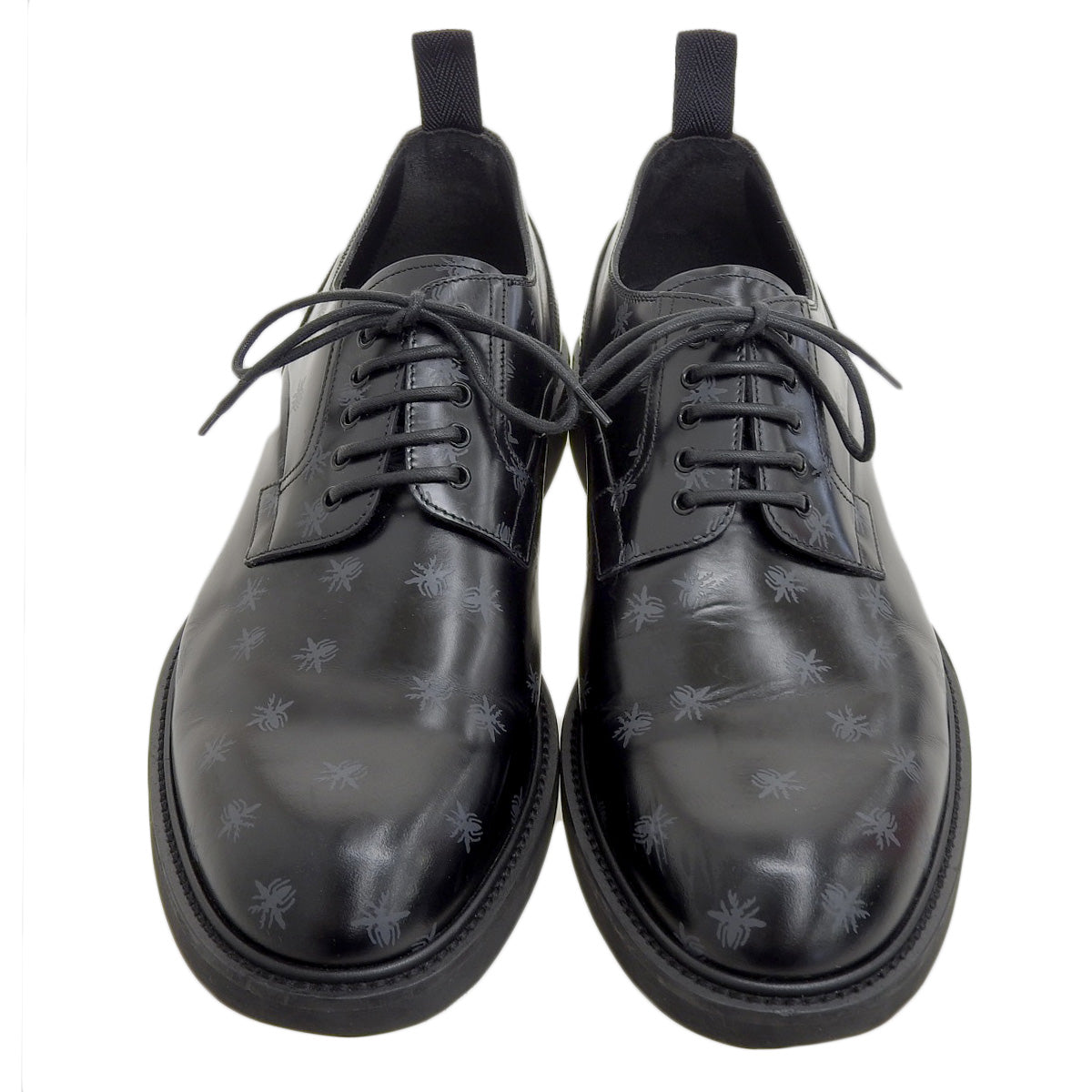 Dior Black Leather Lace-Up Dress Shoes