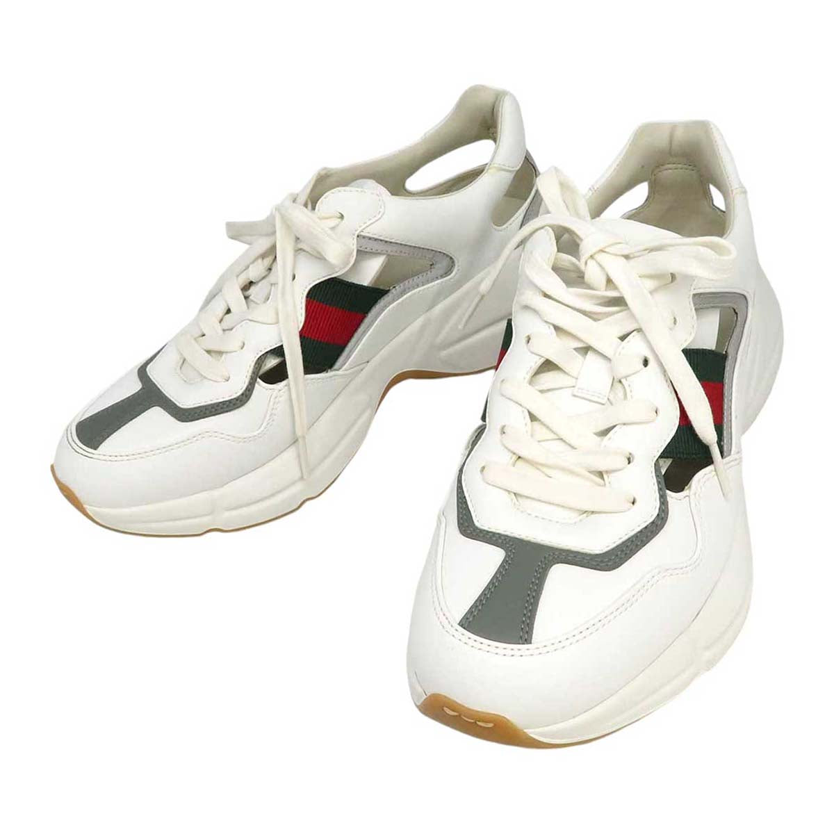 Gucci Leather Sneakers 657977 White