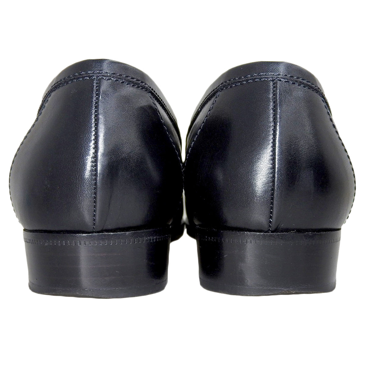 Hermes Leather Kelly Loafers Black