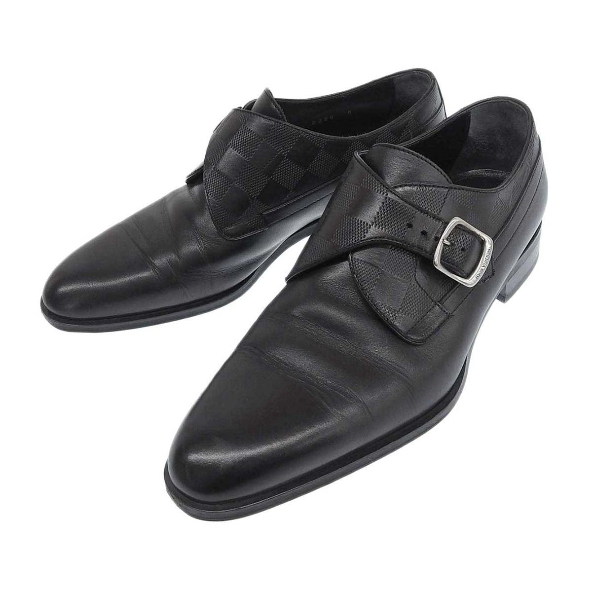 Louis Vuitton Leather Monkstrap Shoes