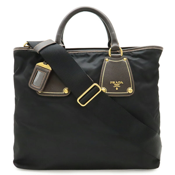 Prada Nylon Leather 2way Bag