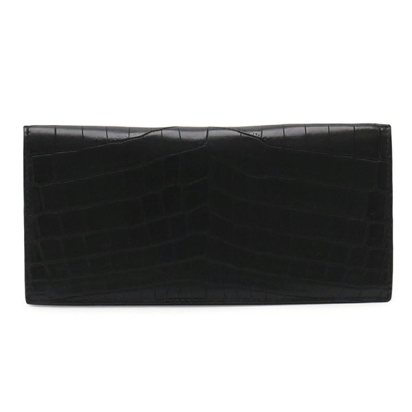 Bottega Veneta Crocodile Bifold Long Wallet