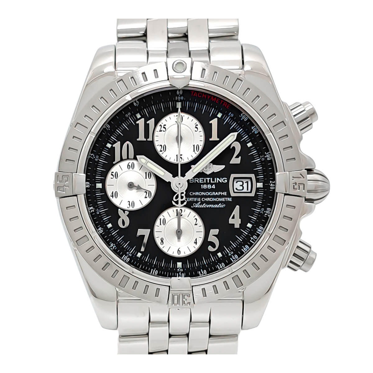 Breitling Stainless Steel Automatic Chronomat Evolution A13356