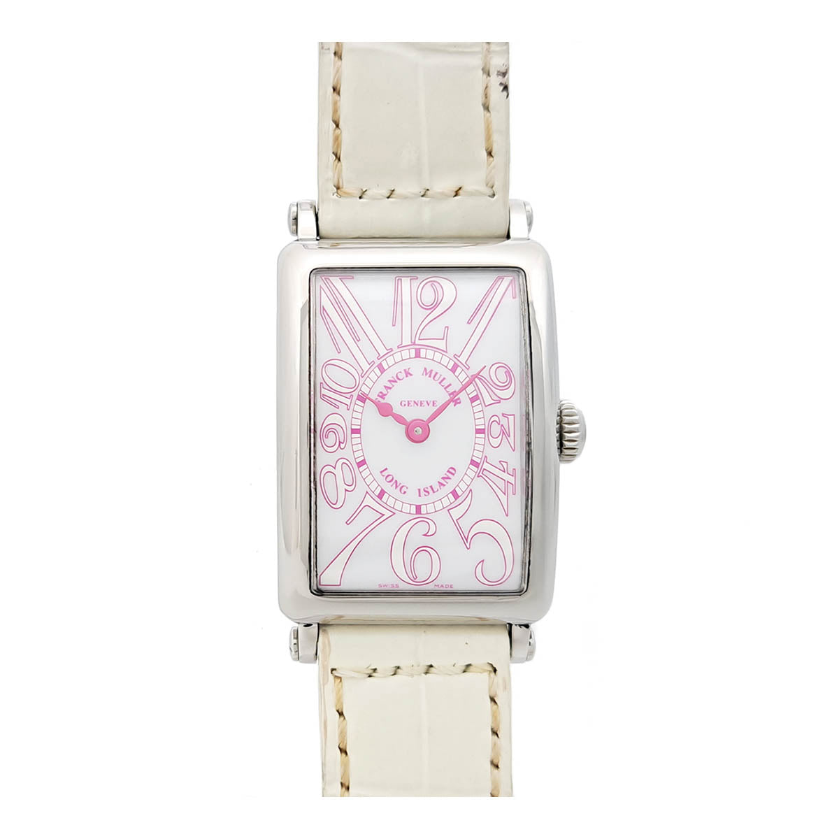 Franck Muller Quartz Watch Stainless Steel Leather