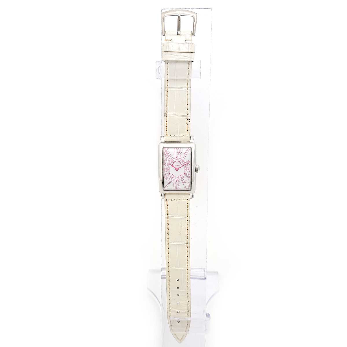 Franck Muller Quartz Watch Stainless Steel Leather