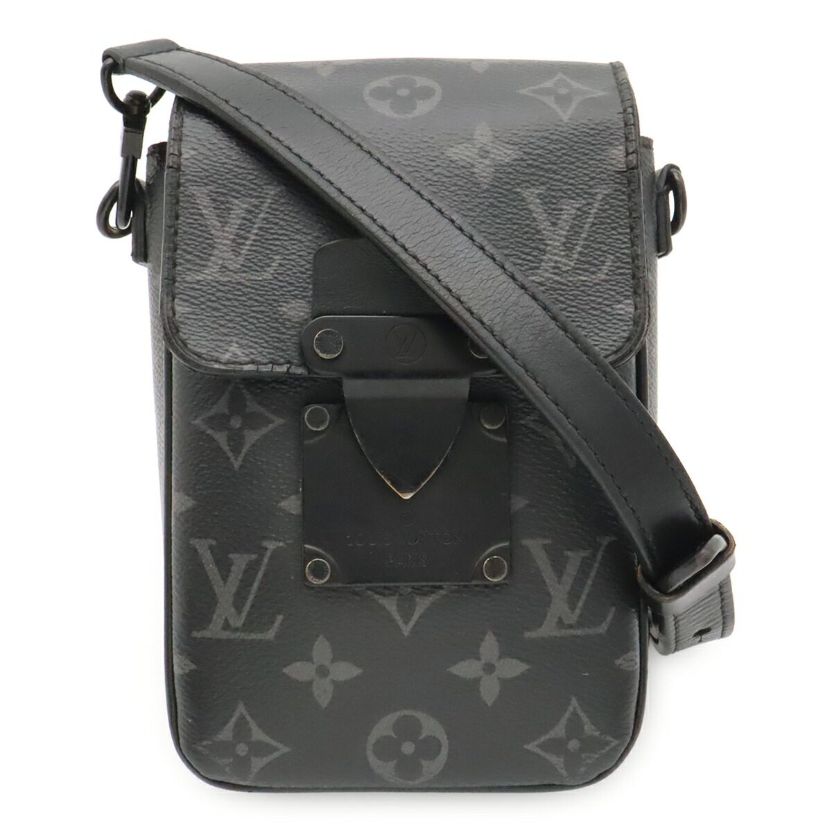 Louis Vuitton S Lock Vertical Wearable Wallet Monogram Eclipse shoulder bag