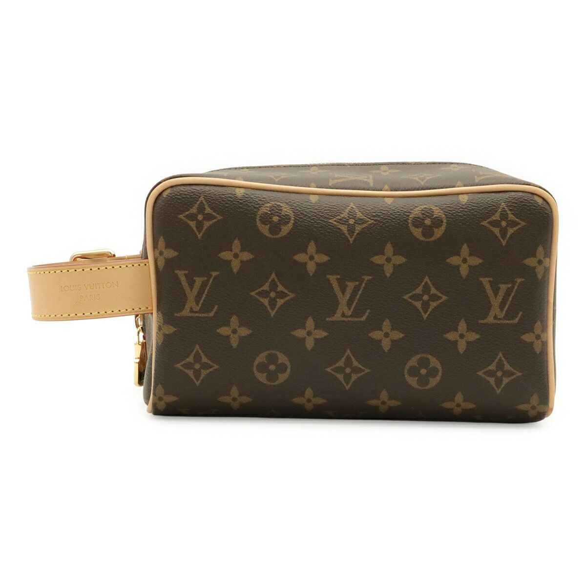 Louis Vuitton Locker Dopp Kit Monogram Clutch Bag