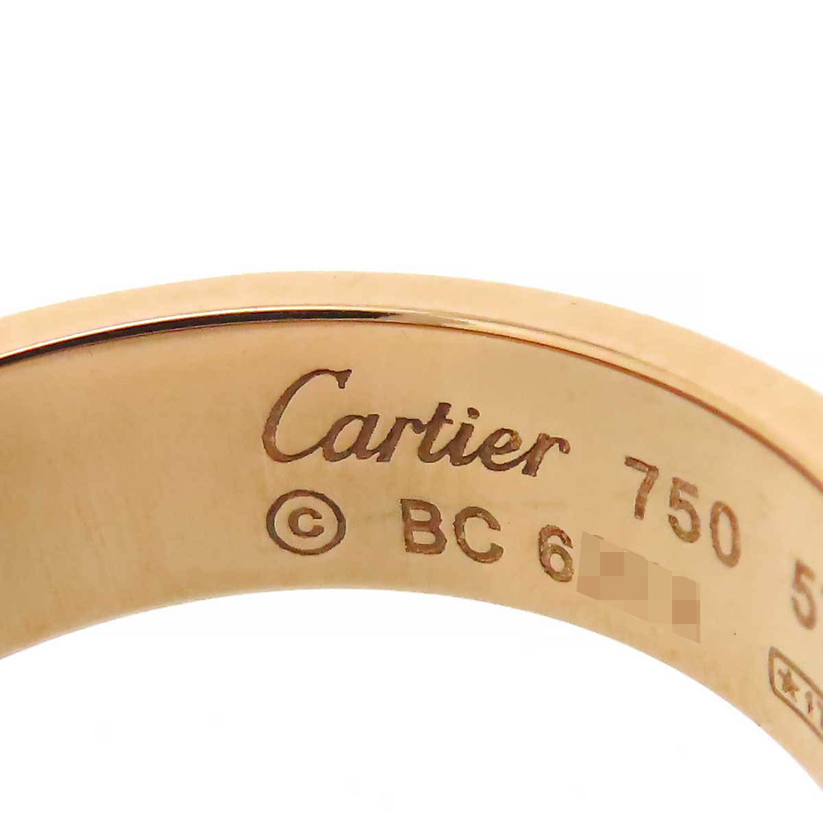 Cartier K18PG Love Ring B4047157