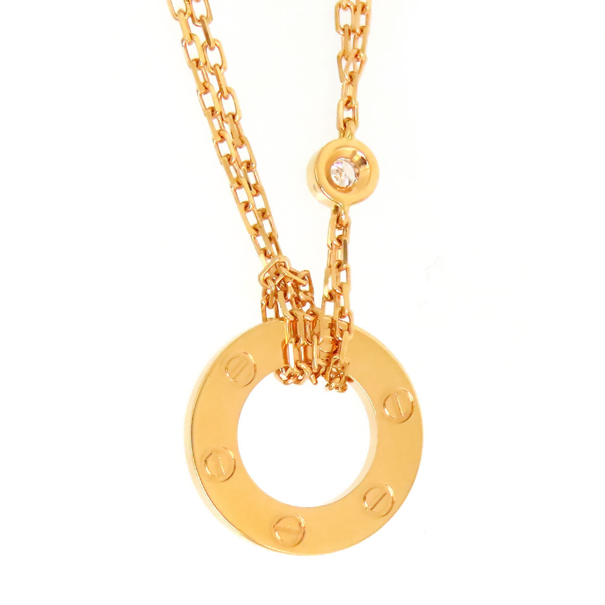 Cartier Diamond Love Circle Necklace CRB7224509