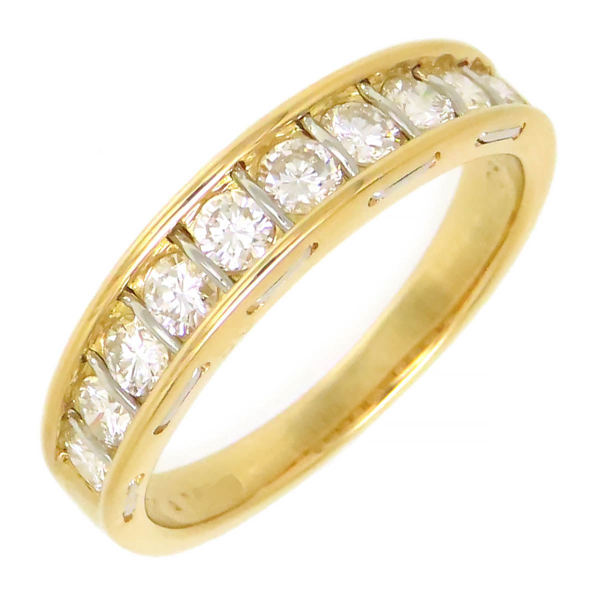 Cartier OR750 K18YG K18WG Diamond Ring