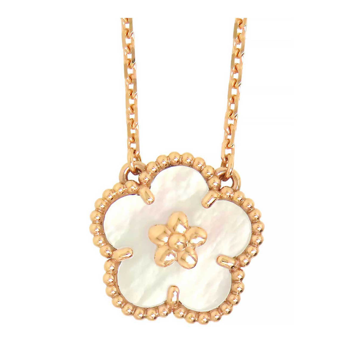 Van Cleef & Arpels Necklace K18PG Mother of Pearl