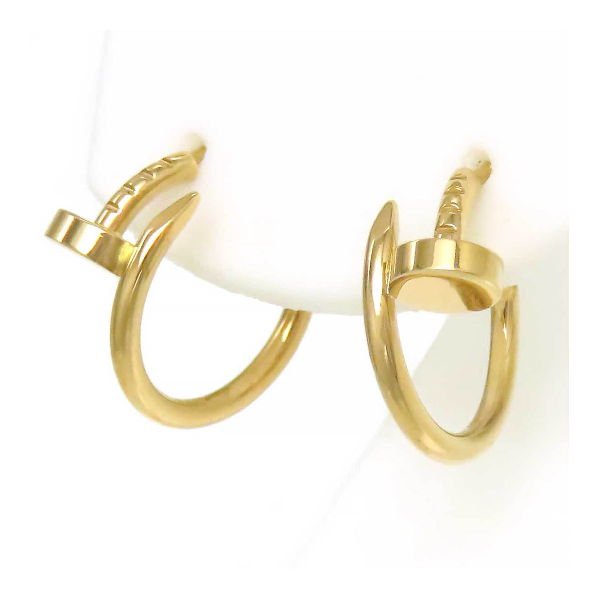 Cartier 18K YG Juste Un Clou Earrings