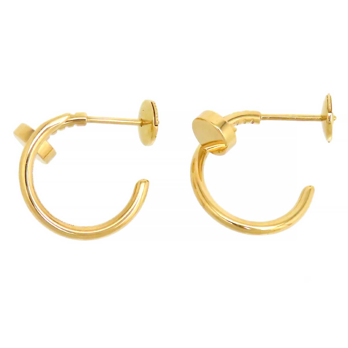 Cartier 18K YG Juste Un Clou Earrings