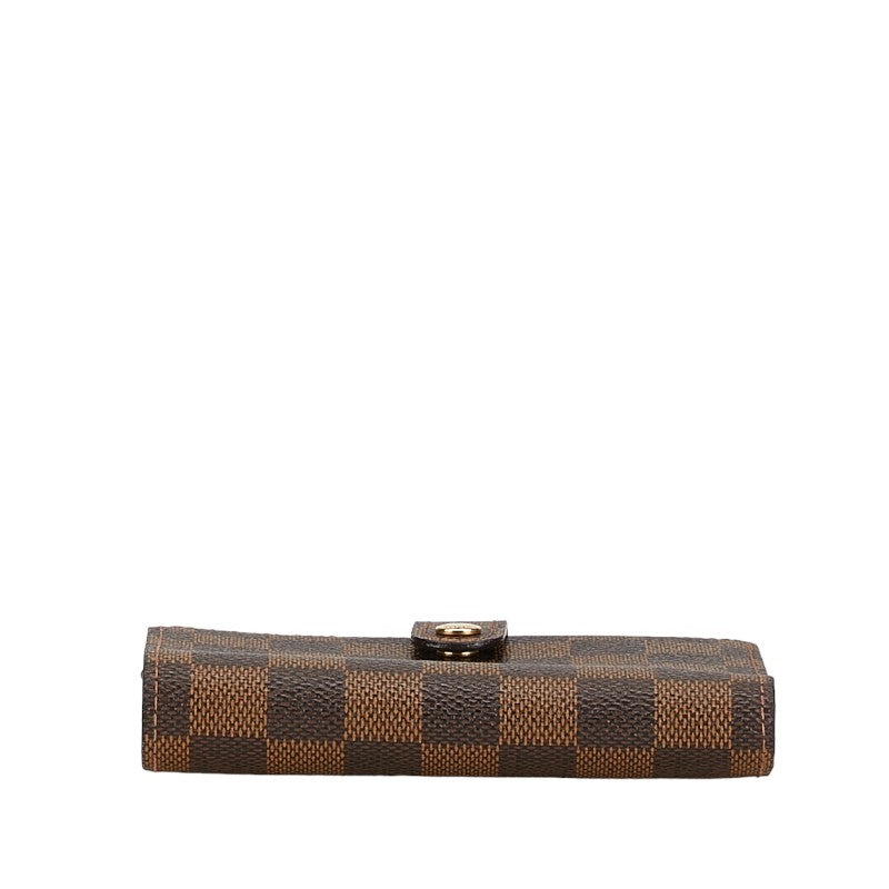 Louis Vuitton Damier Bifold Wallet N61664 Brown