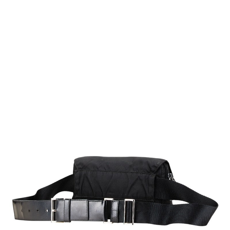 Prada Nylon Triangle Logo Belt Bag