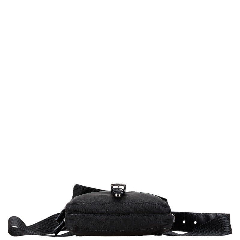 Prada Nylon Triangle Logo Belt Bag