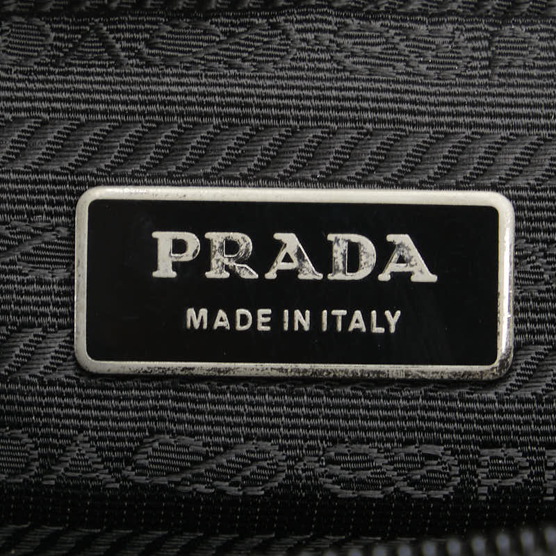 Prada Nylon Triangle Logo Belt Bag