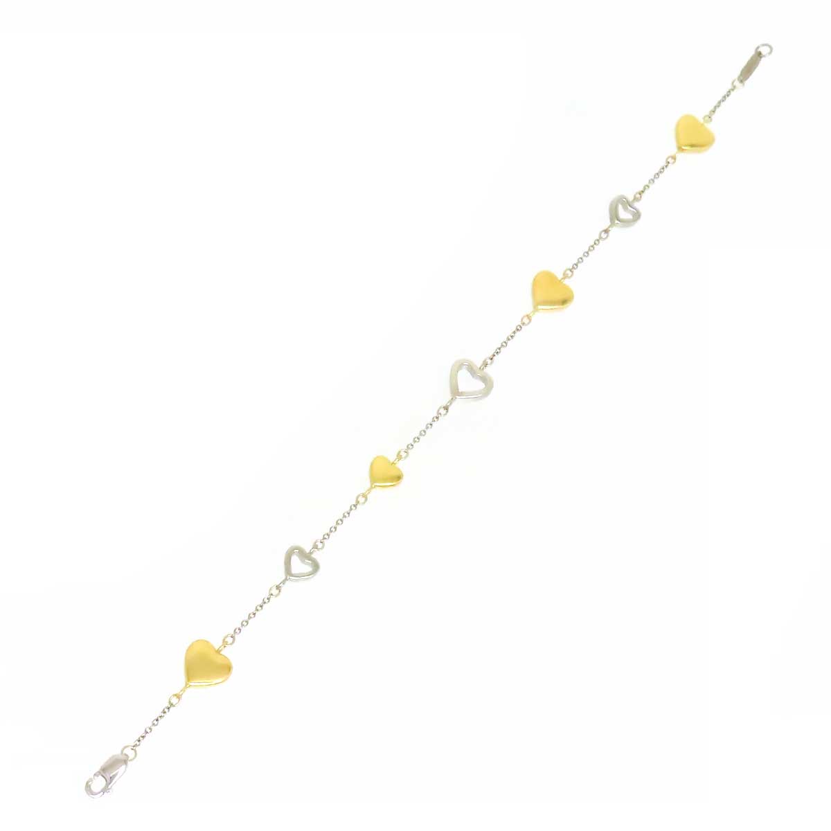 Tiffany & Co 18K Multi Heart Bracelet