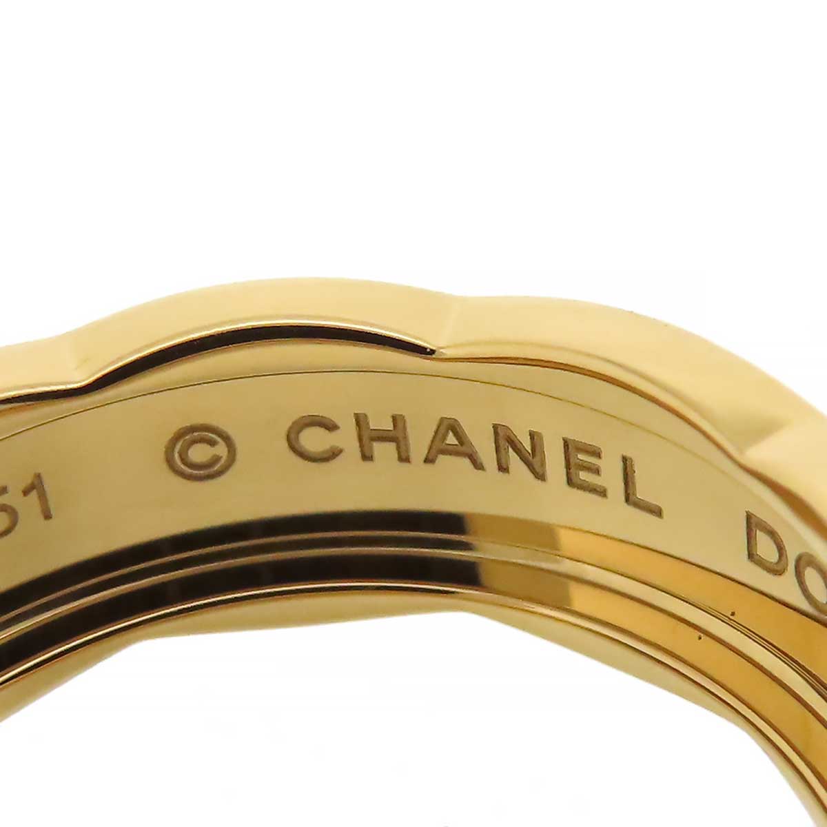 Chanel K18YG Coco Crush Ring J10571