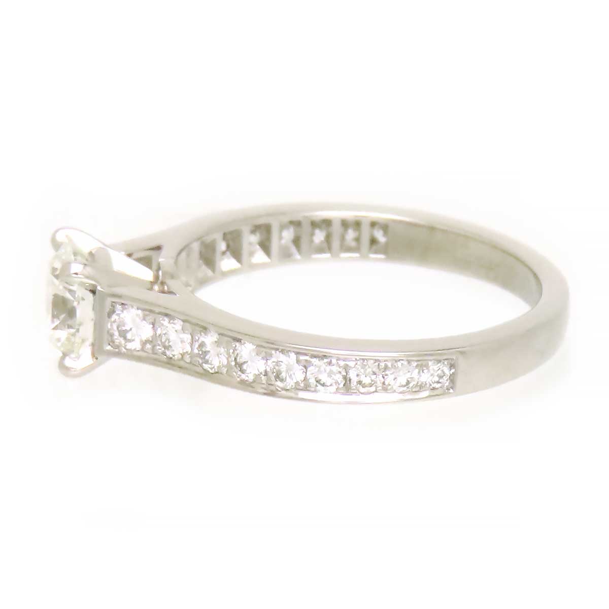 Cartier Pt950 Diamond Solitaire Ring