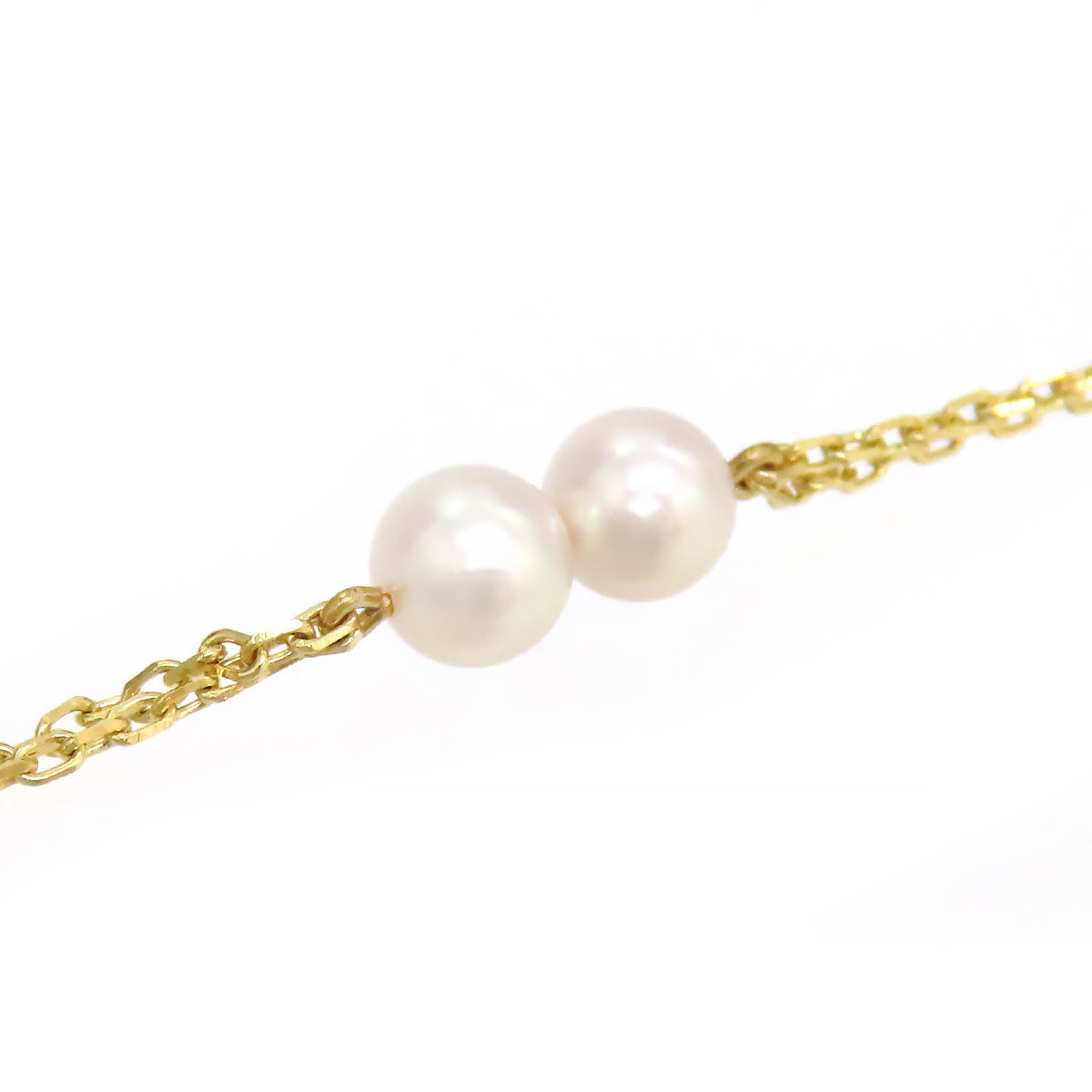 Mikimoto K18YG Akoya Pearl Bracelet