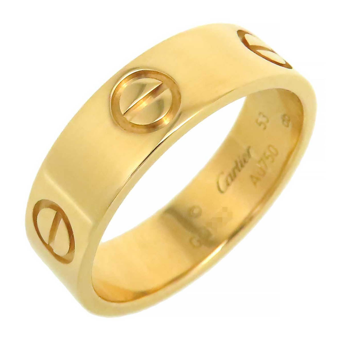 Cartier K18YG Love Ring B4084653