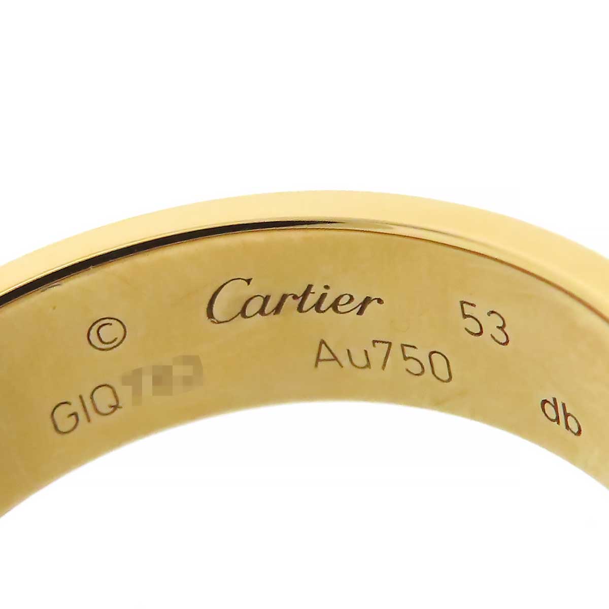 Cartier K18YG Love Ring B4084653