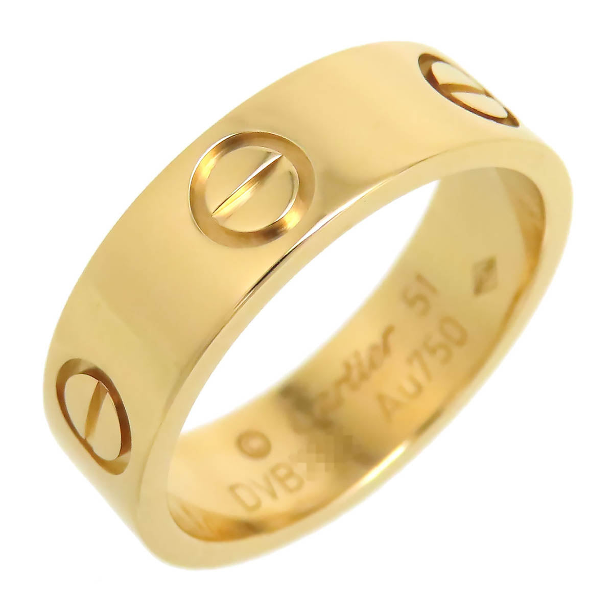 Cartier K18YG Love Ring B4084651