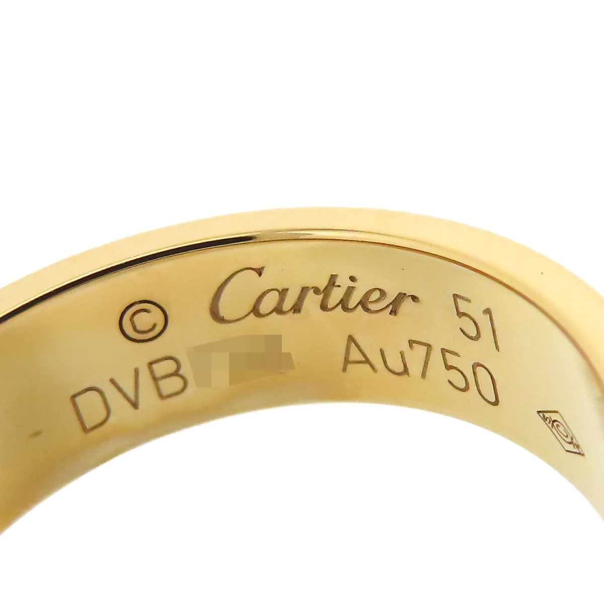 Cartier K18YG Love Ring B4084651