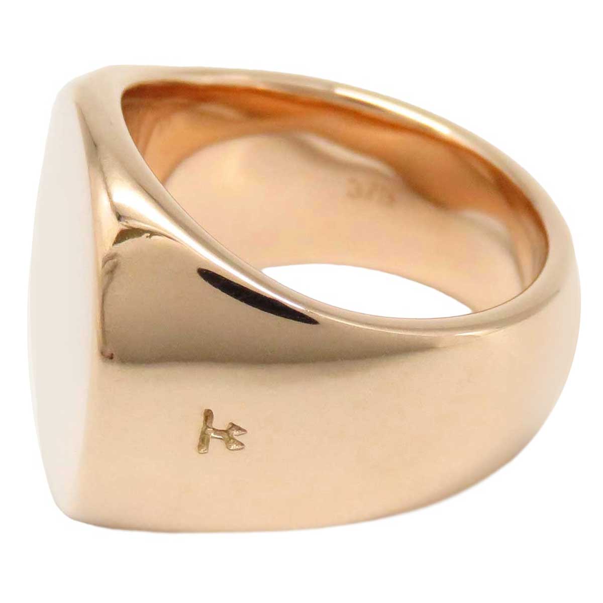 K9 Signet Oval Ring 375刻印