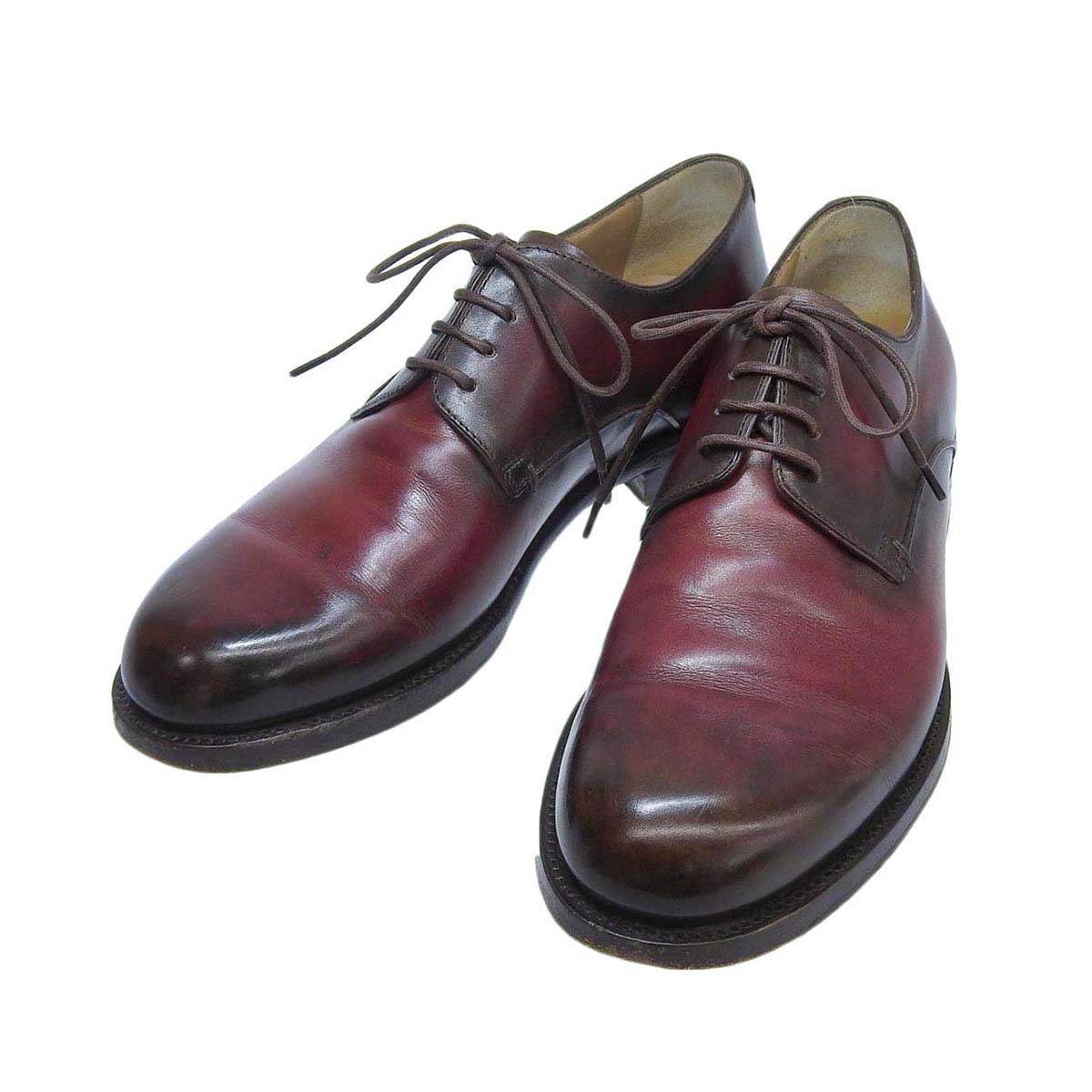 Berluti Red Dress Shoes Leather 7.5