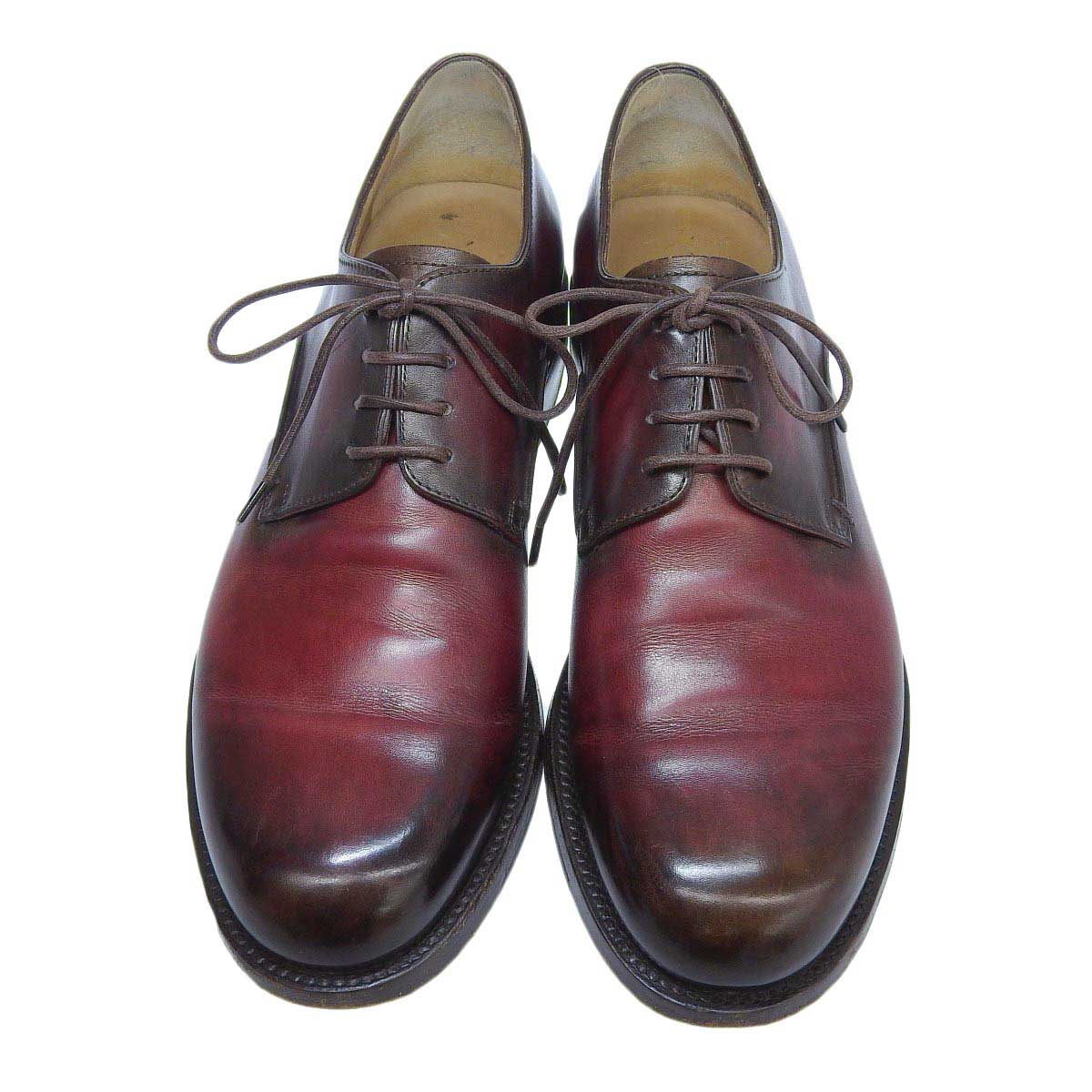 Berluti Red Dress Shoes Leather 7.5