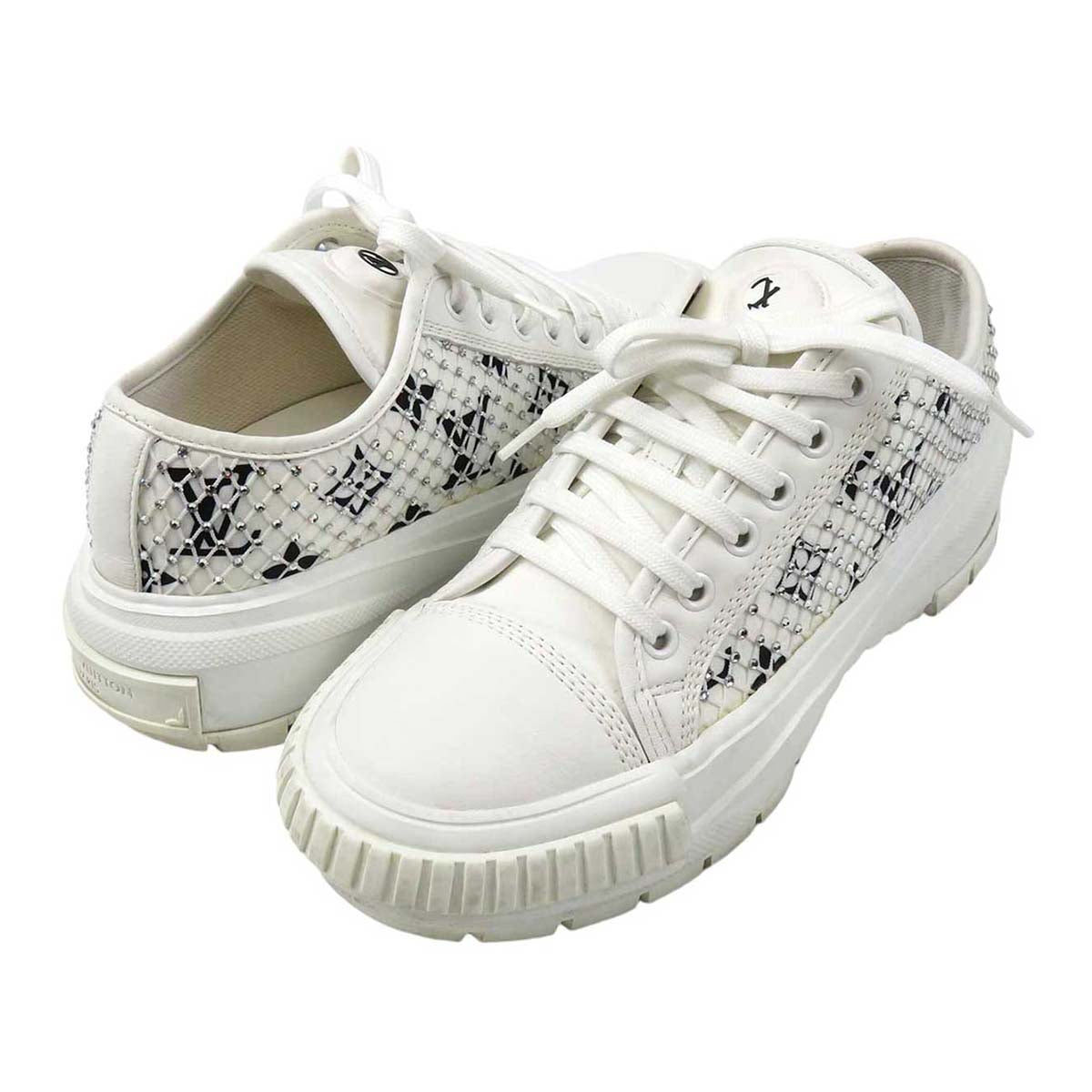 Louis Vuitton Monogram Sneakers White