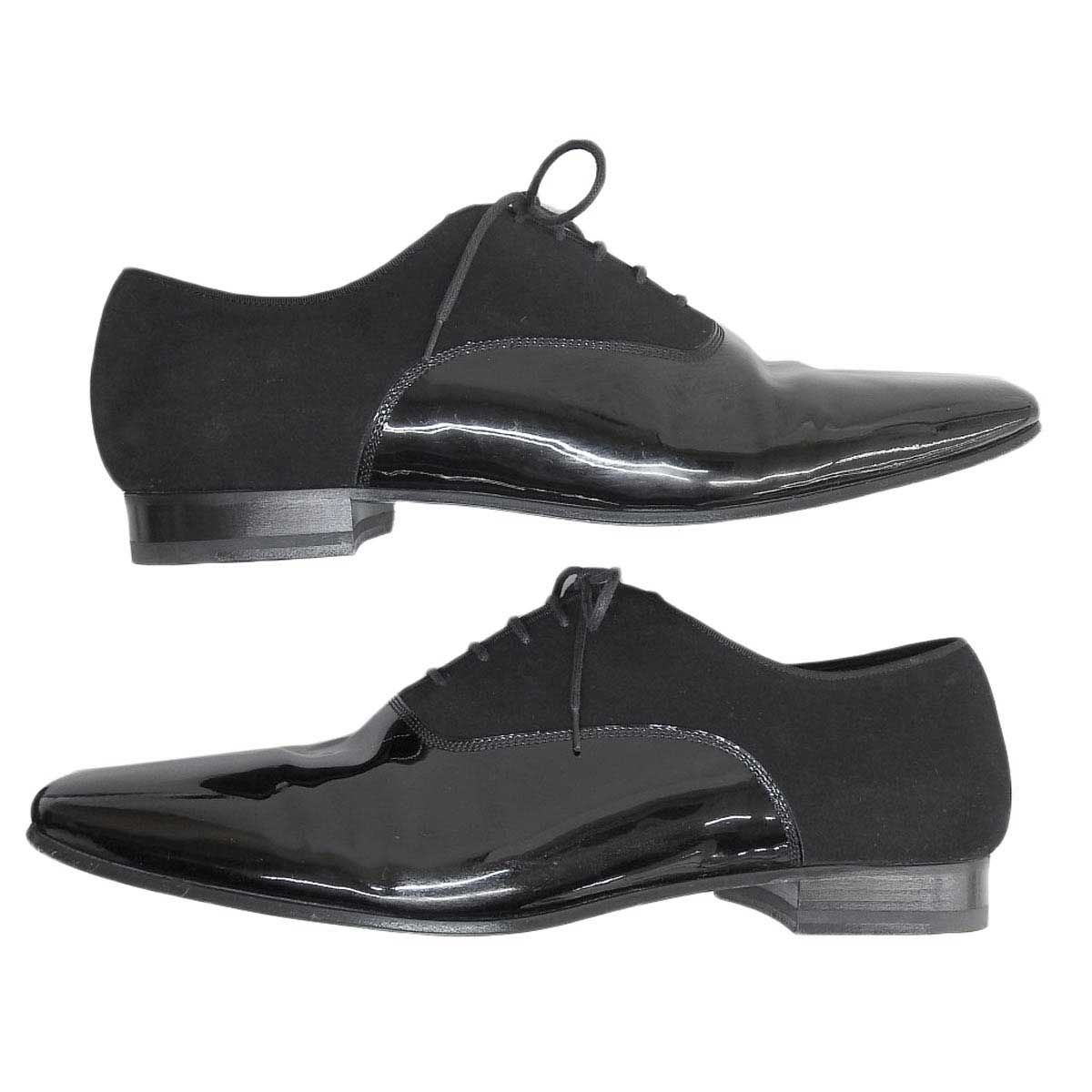 Yves Saint Laurent Patent Leather Lace-Up Dress Shoes