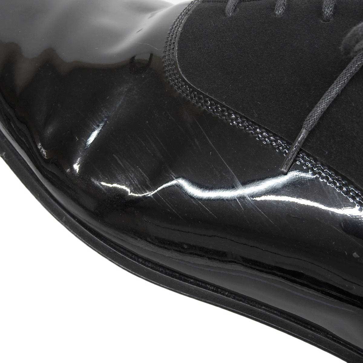 Yves Saint Laurent Patent Leather Lace-Up Dress Shoes