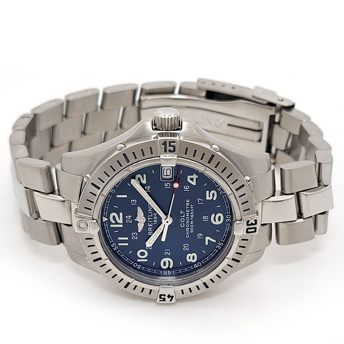 Breitling Stainless Steel Quartz Colt Watch